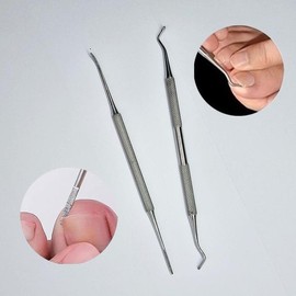 Ingrown Toenail Casual Curette, Toenail Trimmer and Toenail Protector 2-Piece Set / 파고드는발톱캐주얼큐렛 발톱정리기 및 발톱보조기 2종세트