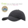 Classic Washed Cotton Twill Low Profile Adjustable Baseball Cap (Charcoal