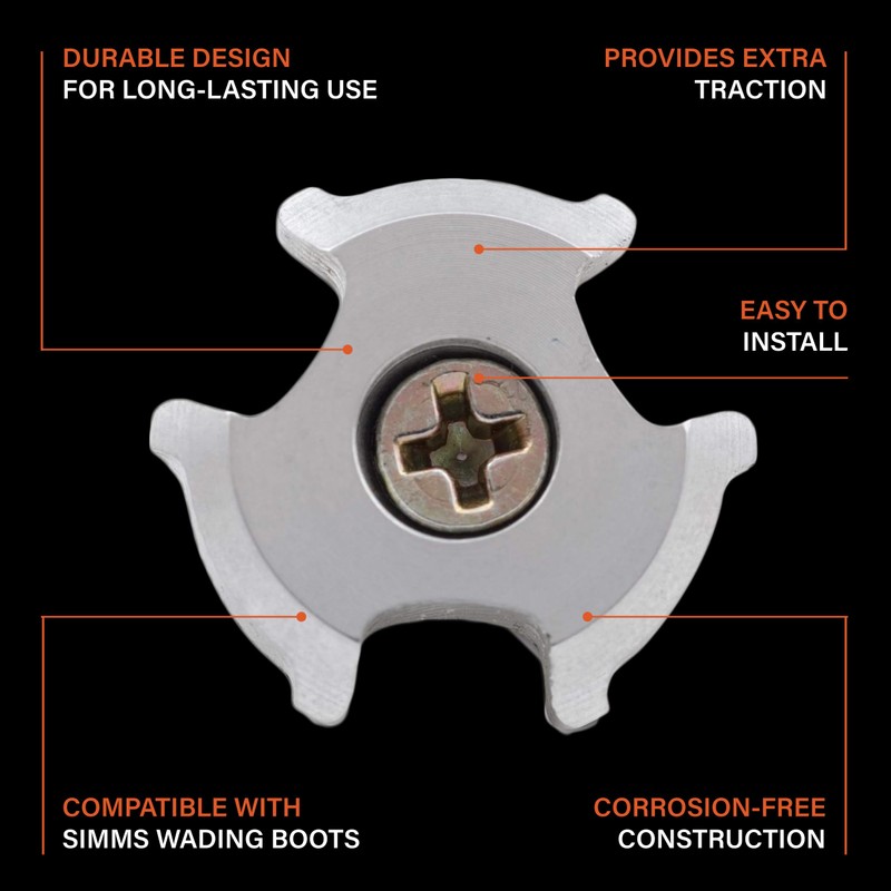Simms ALUMIBITE STAR CLEAT - 10-PUCK