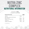 NUTRA ZINC Complex - 45mg Elemental Zinc| 60 Tablets| Contains