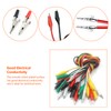 70 PCS Alligator Clips Kit Silver Crocodile Clips Metal Electrical