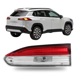 Silscvtt Rear Brake Tail Light Assembly Replacement for Toyota Corolla Cross L LE 2022-2023 Tail Light Inner Right 81580-0A140