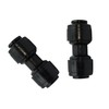 40pcs 1/4 Inch Quick Connect Drip Irrigation Coupling Connector, Straight