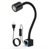 LED Machine Light with Strong Magnetic Base and Flexible Gooseneck