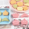 Orapink Crown Cookie Cutter-8 Pieces Plastic Prince King Queen Princess