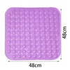 Shower Mat, 48 x 48 cm, Non-Slip Square Bath Mat,