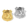 2 Pcs Special Police Badge Pins for Halloween Cop Cosplay