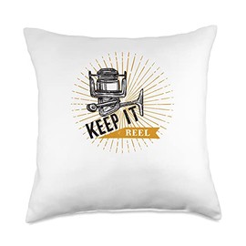 Keep It Reel, The Way To A Mans Heart Is Through His Fly Throw Pillow