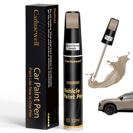 Bronze Touch Up Paint for Cars, Auto Car Paint Touch Up Paint Pen for Deep Scratches, Car Scratch Repair Pen, Quick and Easy Solution to Repair Minor Automotive Scratches (Desert Storm Metallic)