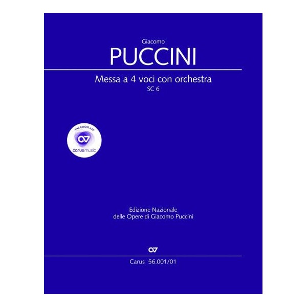 Puccini: Messa a 4 voci con orchestra, SC 6 -
