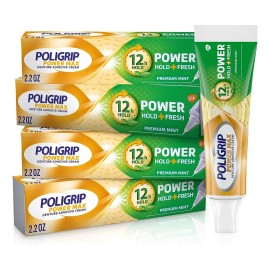 Poligrip Power Fresh Crema Adhesiva P/ Dentaduras Americana