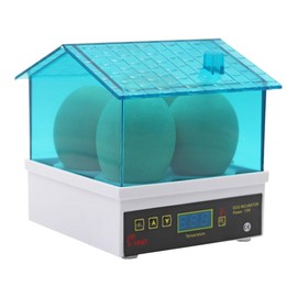 M.Z.A 4 Mini Egg Incubator,Small Poultry Hatcher Temperature Control Hatching Machine Digital Mini Automatic Egg Incubator for Chickens Birds Quail