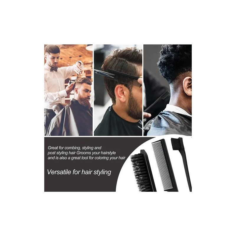 Peines Para Barbero Estilista Profesional Peinar Cabello 3pc