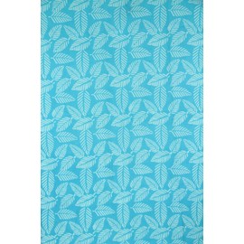 Beautybatik Turquoise Women Hand Blocked Batik Cotton Caftan Kaftan Loungewear Maxi Plus Size Long Dress 2X