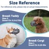 LUCKYPAW Dog Muzzle Soft Muzzle for Small Medium Dog Poodle
