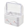 Organizador De Maquillaje Caja De Almacenamiento De Cosmétic Blanco
