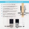 Electronic Keyless Door Lock, Keyless Entry with Touchscreen, Key Fobs,