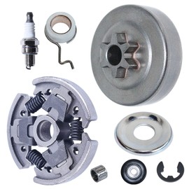 Gubeter Clutch Cover Kit for Stihl MS211 MS171 MS181 MS171C MS181C MS211C Chainsaw Replacement Parts 6 Teeth # 1139 160 2000 MS180Turbo