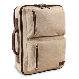 J World New York Station Laptop Backpack, Sand, One Size