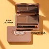 Eyebrow Powder, Dark Brown & Black Eyebrows Shaper Brow Pomade