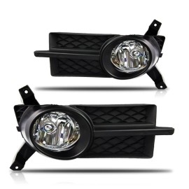 Winjet 2007-2011 For Chevy Aveo Clear Lens Pair Fog Lights Lamps W/Wiring+Switc