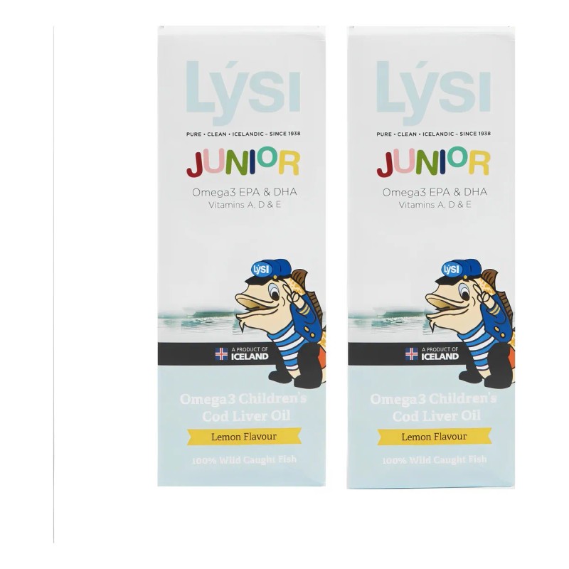Pack 2 Lysi Omega 3 Aceite De Hígado De Bacalao