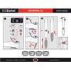 Zefal Air Profil XL Mini Pump, Silver/Black