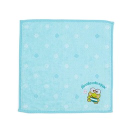 Sanrio 260975 Keroppi Character Petite Towel, Keroppi, 7.9 x 7.9 x 0.1 inches (20 x 20 x 0.3 cm), Small Towel