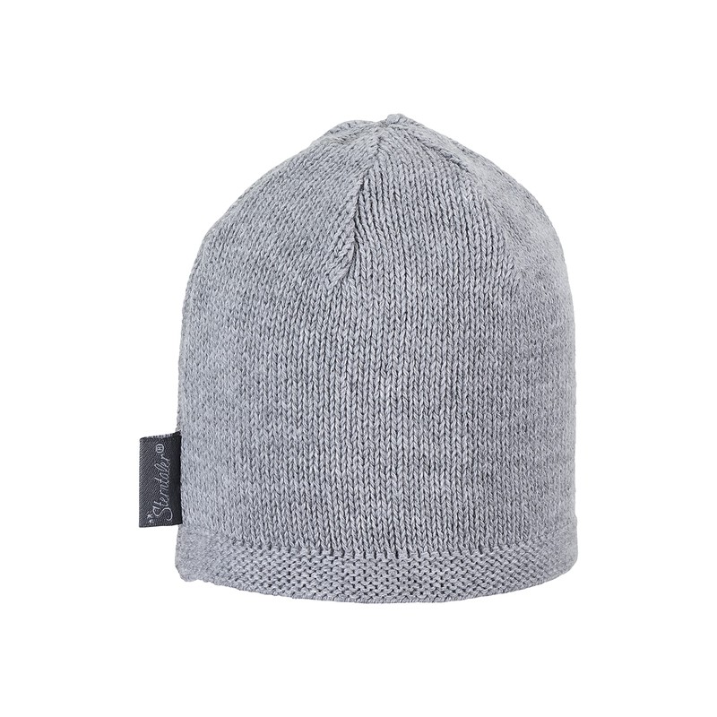 Sterntaler Unisex Baby’s Knitted Hat (Strickmütze) - Grey (Silver Mel.