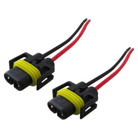 New Two Harness Wire Pigtail Female S-H11 Head Light Low Beam Bulb Connector Fit for Nissan Leaf SV Hatchback 4-Door Battery EV (EV/BEV) 4040 2021 2022,Vicue New Version