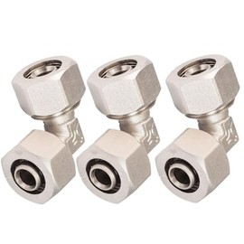 Compressed Air Piping Replacement Part M8080 Maxline Elbow Fitting for 1/2-Inch Tubing Compressed Air Piping,3 Pack