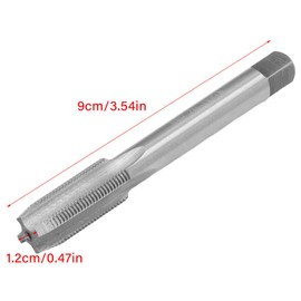 Spark Plug Thread Repair Tool Kit, 11 Pieces M10 X 1.0 Screw and M12 X 1.0 Tap Car Accessories Hardware Kit for Repair Spark Plug Thread for Petrol Engines