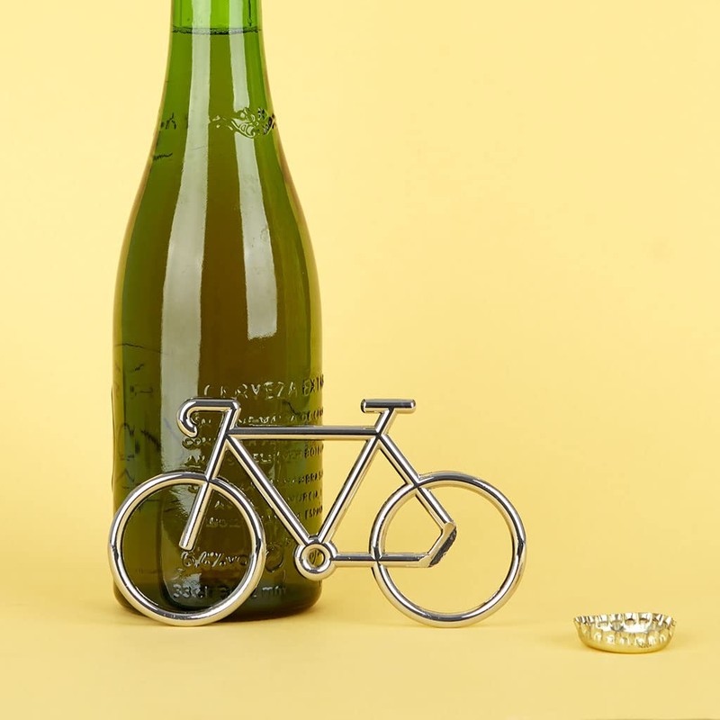Balvi Tourmalet Bottle Opener Silver in the Shape of a