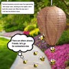 DECYOOL 6 Pack Paper Wasp Nest Decoy Hanging Wasp Deterrent