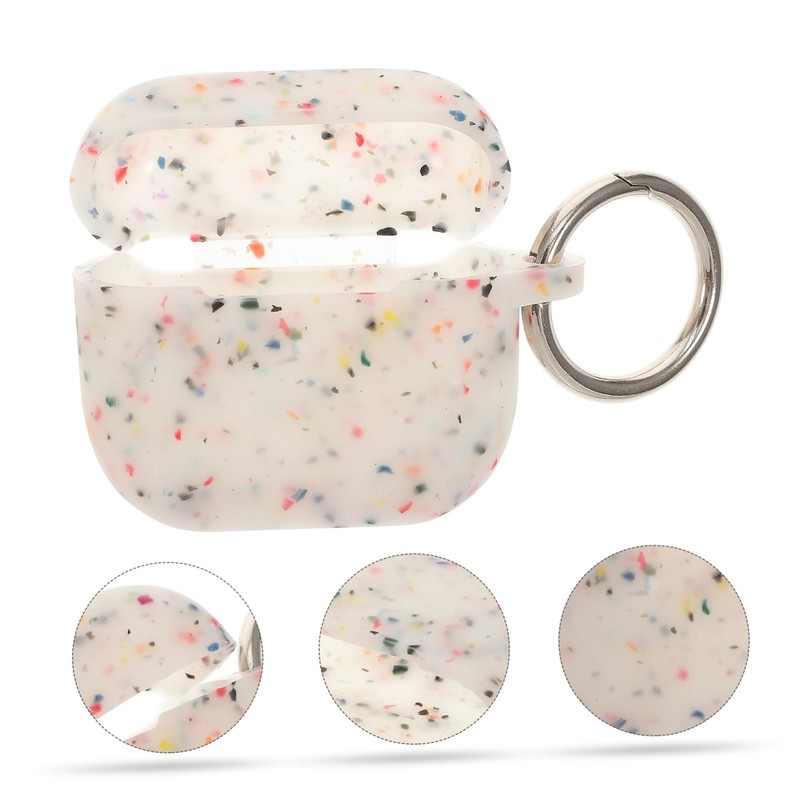 TEHAUX Earbud Shell Cover for Glowing Wireless Earphone Case Material