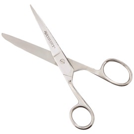 Westcott Left Handed Scissors, 15cm Stainless Steel, 6.5 cm Blades, Silver