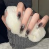 Nail Tip, Cute False Nails, 24 Pieces, Glitter, Shiny, Wedding