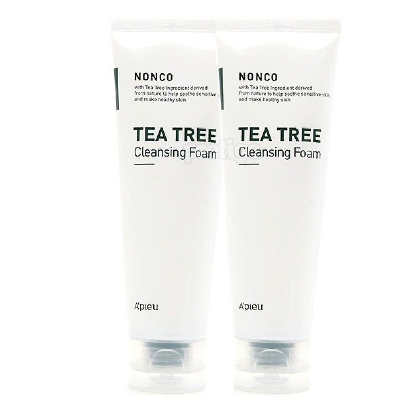 Apieu Nanko Tea Tree Foam 130ml+130ml / 어퓨 난코 티트리