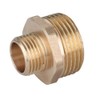 1 x 3/4in BSP Male Thread Pipe Reducer Nipple Brass