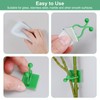 M METERXITY 100-Pack Plastic Plant Wall Clips, 20mm/0.79Inch Garden Vegetable