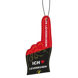 Leverkusen Flag Fan Item HIGH FIVE FINGERS Car Fragrance Tree with 5 Fragrances | Air Freshener | Fragrance Dispenser | Room Fragrance | Air Freshener