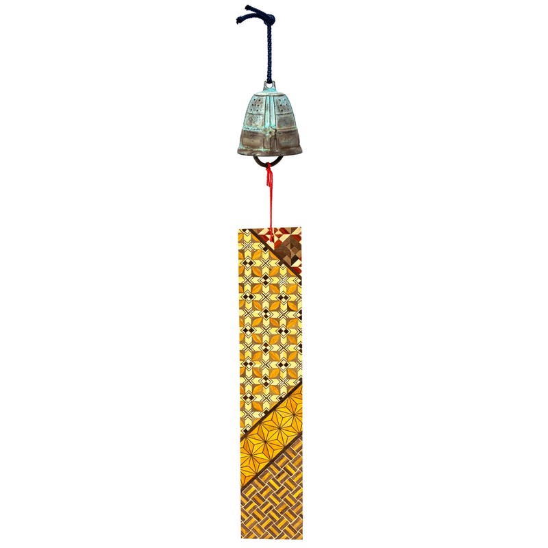 Odawara Wind Chime, Brass Hanging Bell Wind Chime, Includes Parquet