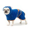 EXPAWLORER Soft Dog Bathrobe with Hood, Super Absorbent & Quick-Drying