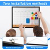 Dry Erase Calendar Whiteboard, 17" x 13" Magnetic Whiteboard Cork
