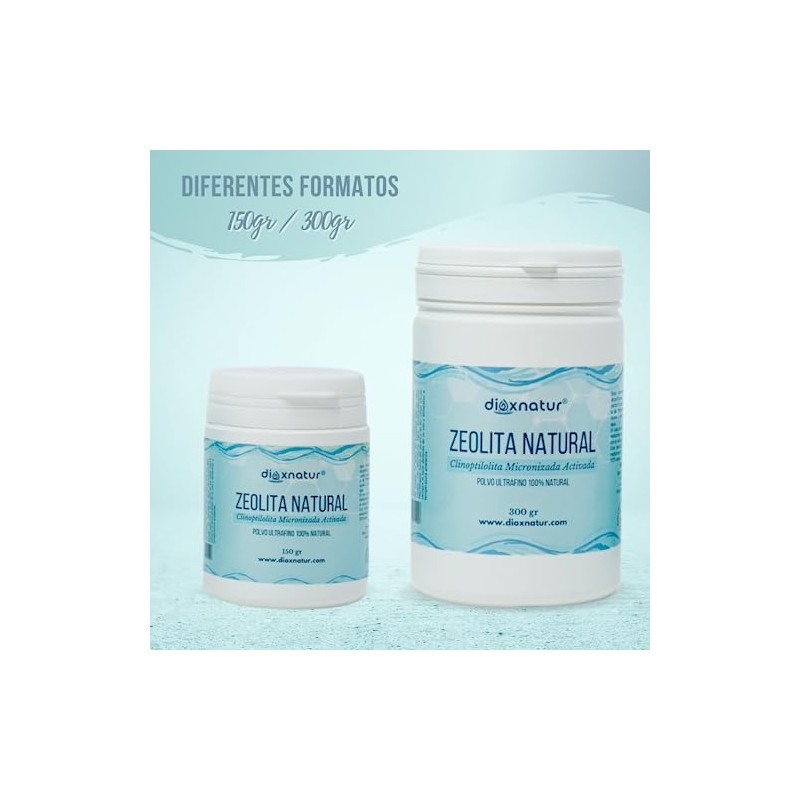 Dioxnatur® Natural Zeolite Micronised Clinoptilolite Powder (300 g)