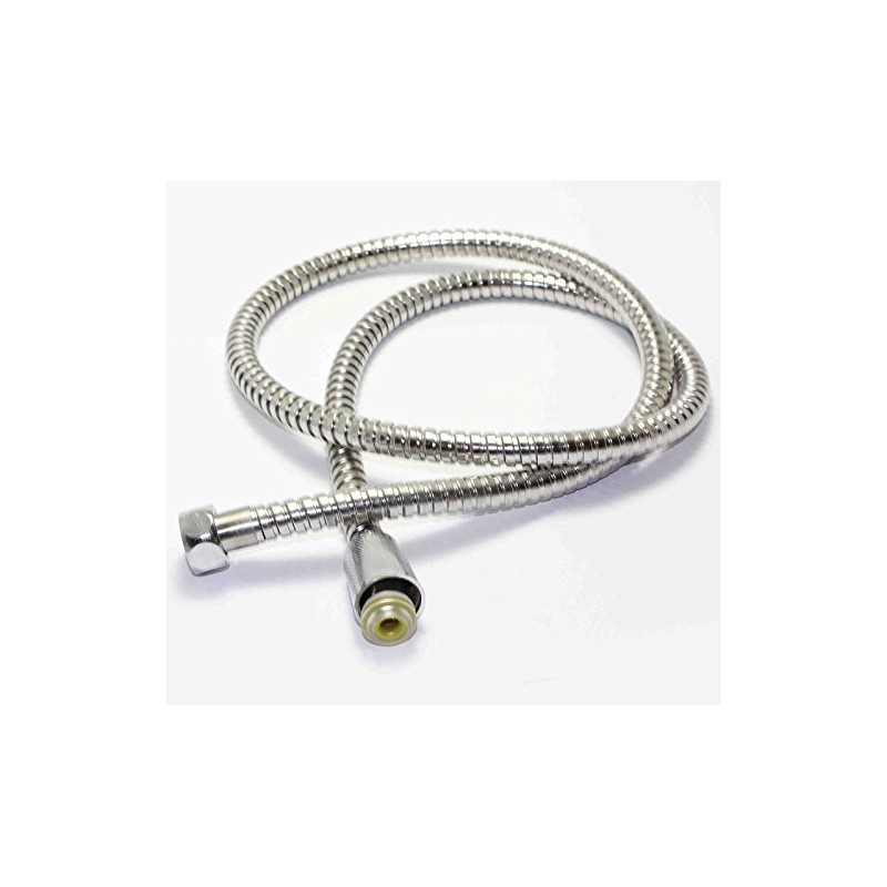 SystemsEleven Stainless steel chrome flexible bathroom bath shower head hose