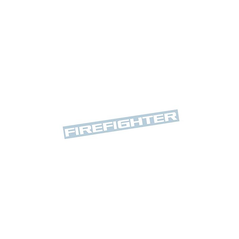 Xpin Graphics Firefighter Firefighter Windshield/Window Decal Banner 23" Firefighter Front/Back