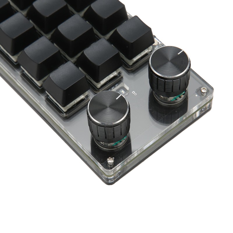 Mini Keypad 12 Keys 2 Knobs USB Or BT Connection