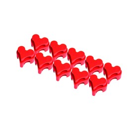 addi addiToGo Knitting Needle Stoppers Small Pack of 10, Red