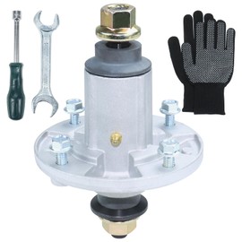 Lawneagle Greased GY21098 Spindle Assembly Replaces John Deere GY21098 Spindle, GY20454, GY20962, AUC15811 Spindle for John Deere D140 Spindle, D110, D105, D130, D155, D160, E100, LA105, LA145 Mowers